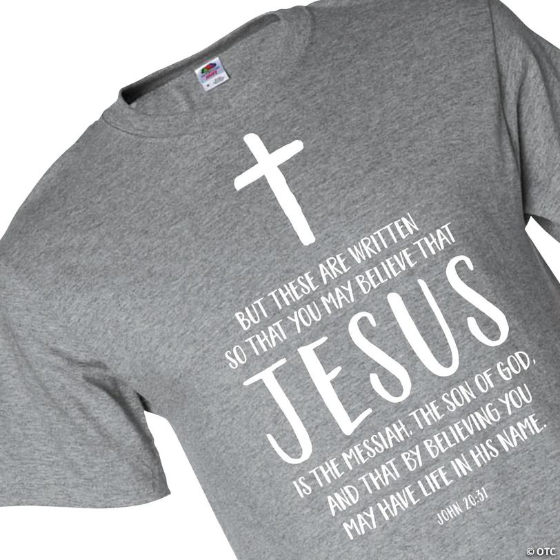Jesus is the Messiah Adults T-Shirt - Extra Large Image