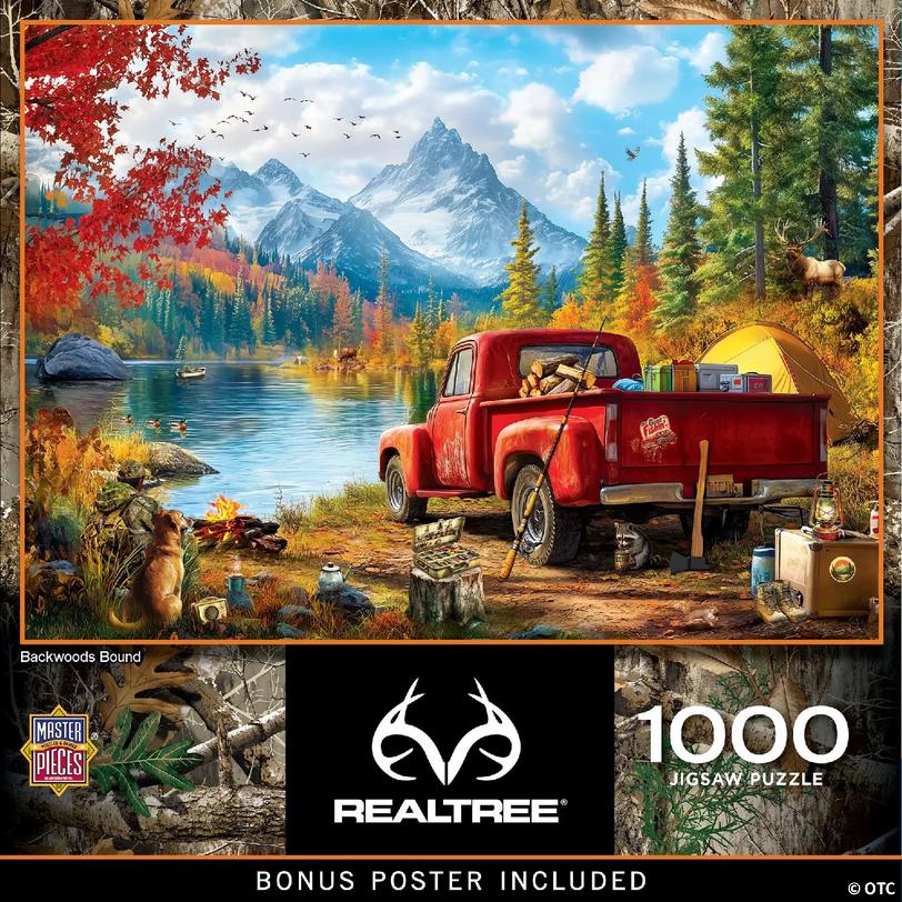 Realtree - Backwoods Bound 1000 Piece Jigsaw Puzzle | Oriental Trading