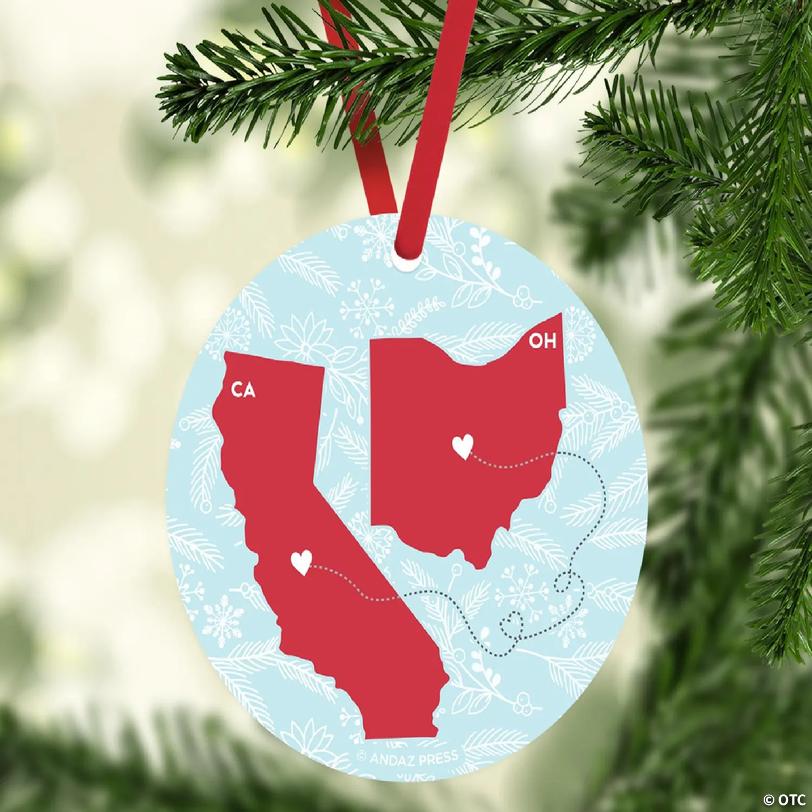 MDF Ornament Ohio and California | Oriental Trading