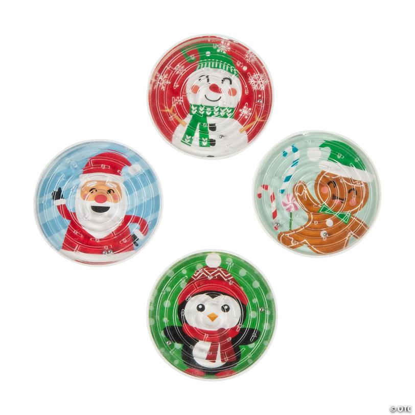 Mini Christmas Character Maze Puzzles - 24 pc Image