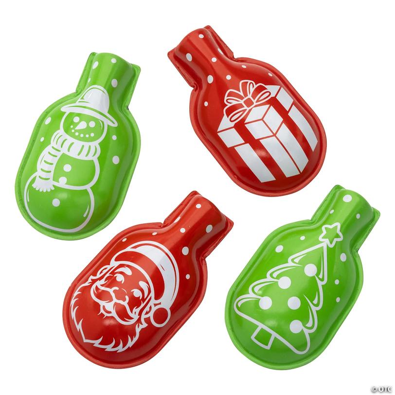 Mini Merry Christmas Red &amp; Green Clicker Toys - 12 pc Image