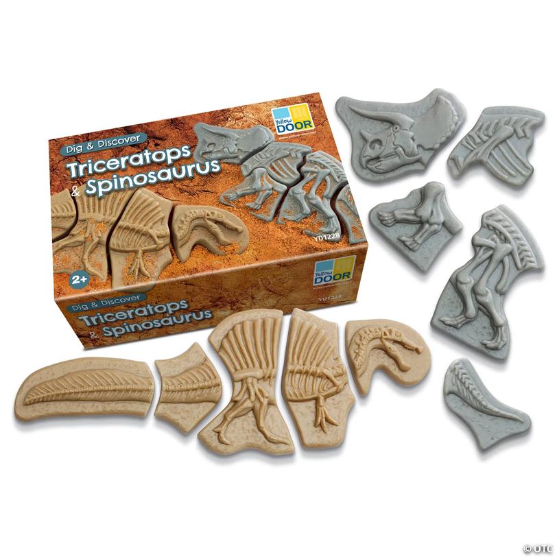 Yellow Door Dig and Discover - Triceratops &amp; Spinosaurus Image