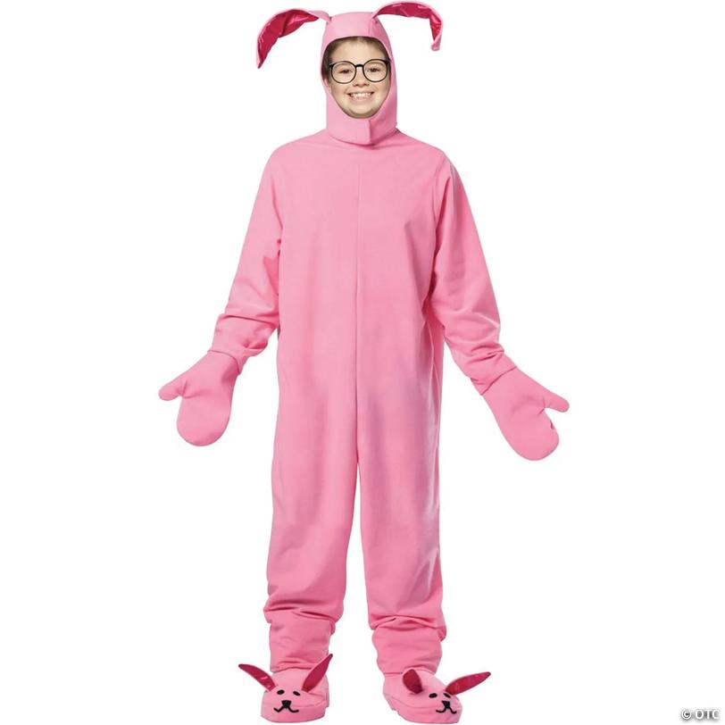 Kids Christmas Bunny Costume - 7-10 Image