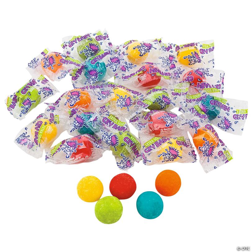Cry Baby<sup>&amp;#174;</sup> Extra Sour Bubble Gum - 62 Pc. Image