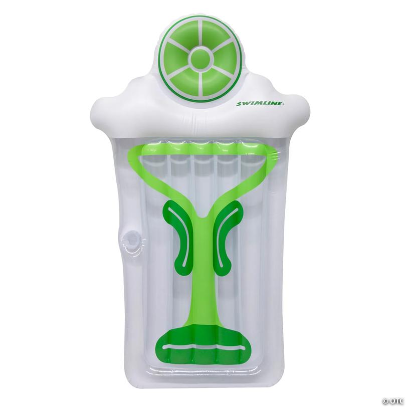 Inflatable Green and White Novelty Margarita Swimming Pool Floating ...
