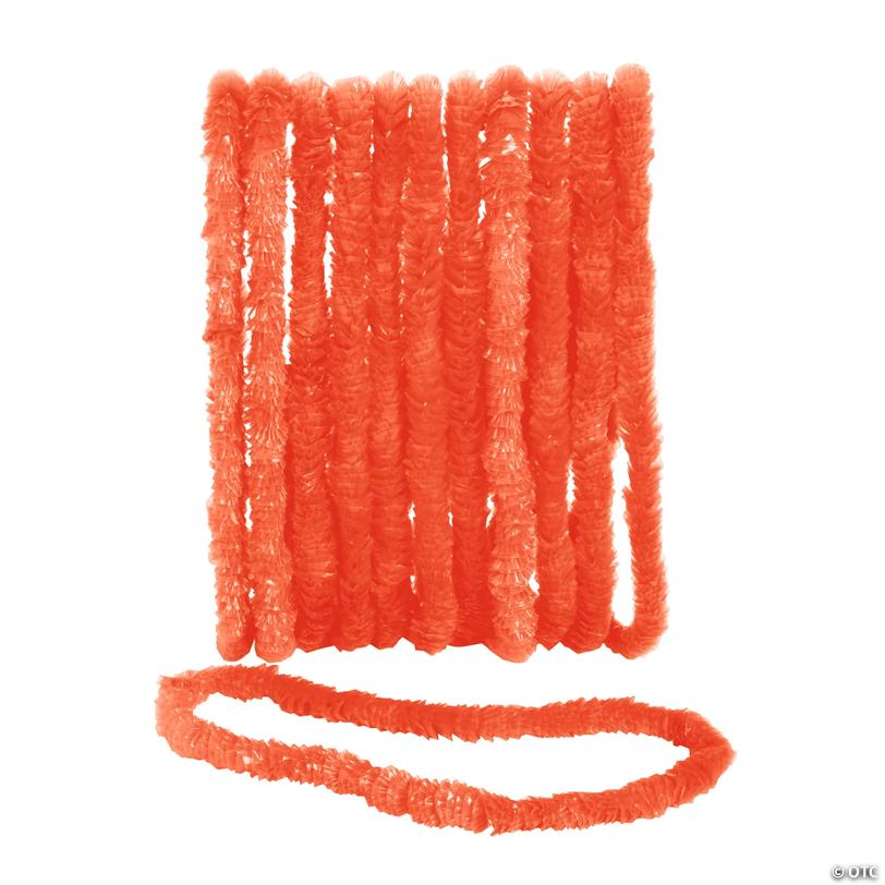 32" Bulk 50 Pc. Orange School Spirit Plastic Leis Image
