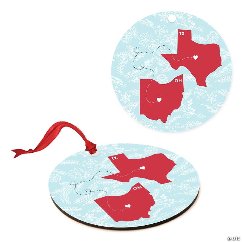 MDF Ornament Ohio and Texas | Oriental Trading