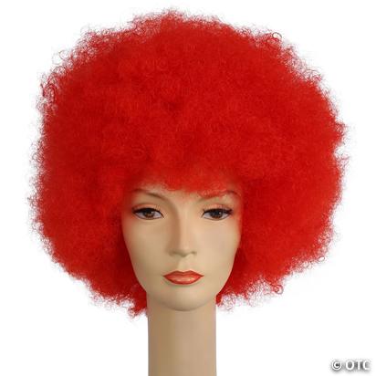 Deluxe Afro Wig, Red | Oriental Trading display picture 2