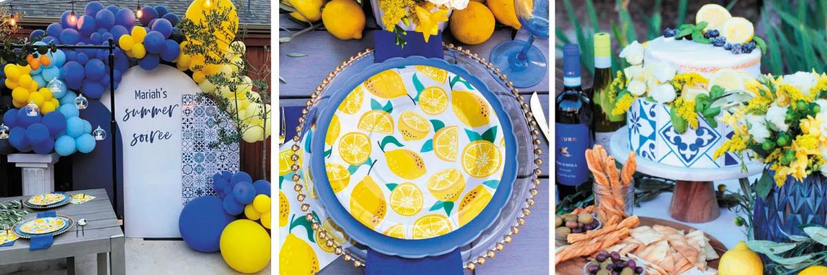 Italian Lemon Grove Party Supplies