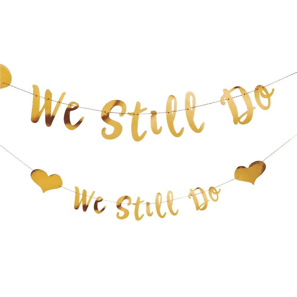 7 ft We Still Do Anniversary Party Garland