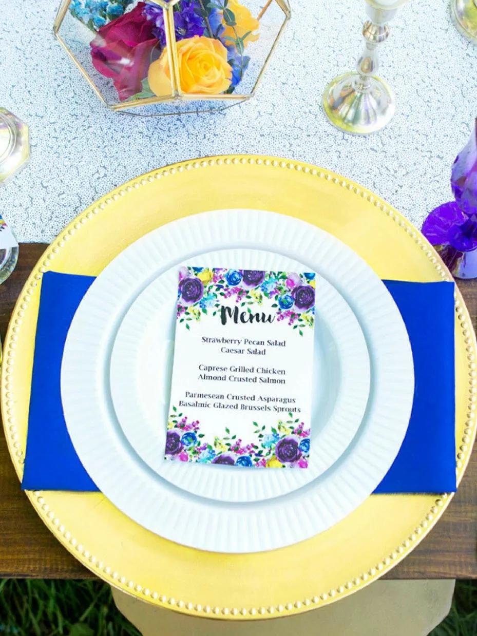Create a Beautiful Jewel Tone Wedding step 7