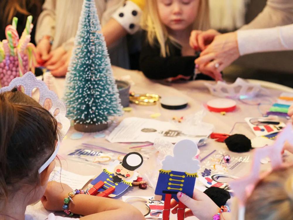 Sugar Plum Fairy Party Craft Activities step 1