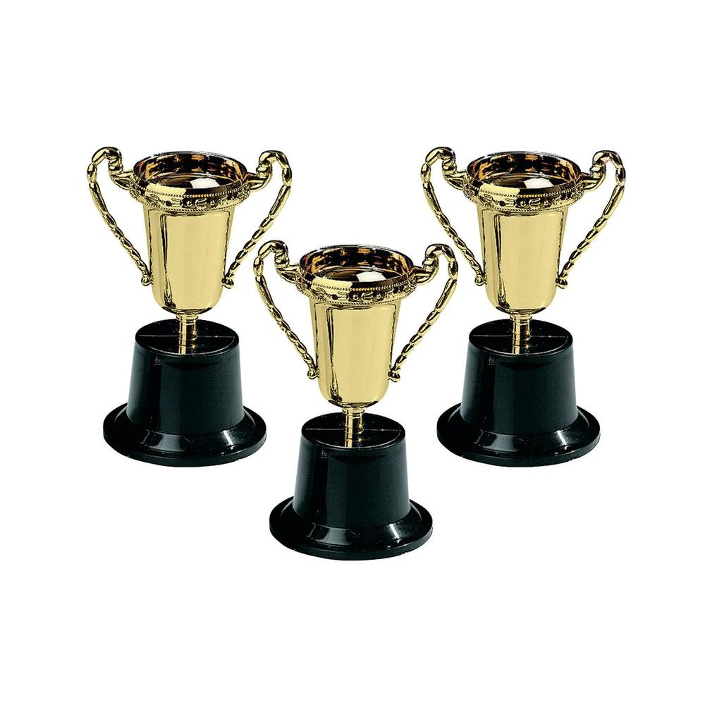 12 Pc Gold Trophies