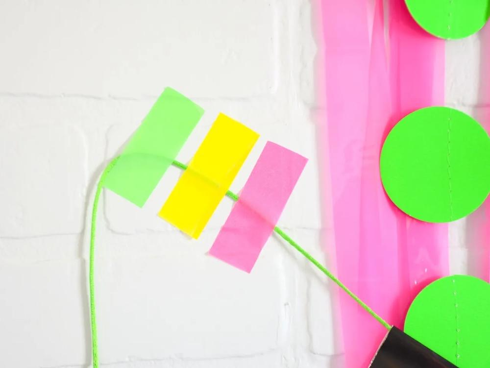 DIY Glow in the Dark Party Table step 3 part 2