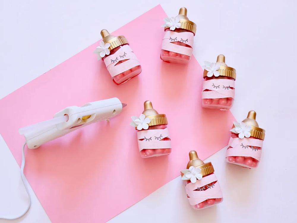 Mummy Baby Bottle Party Favors step 7 part 2