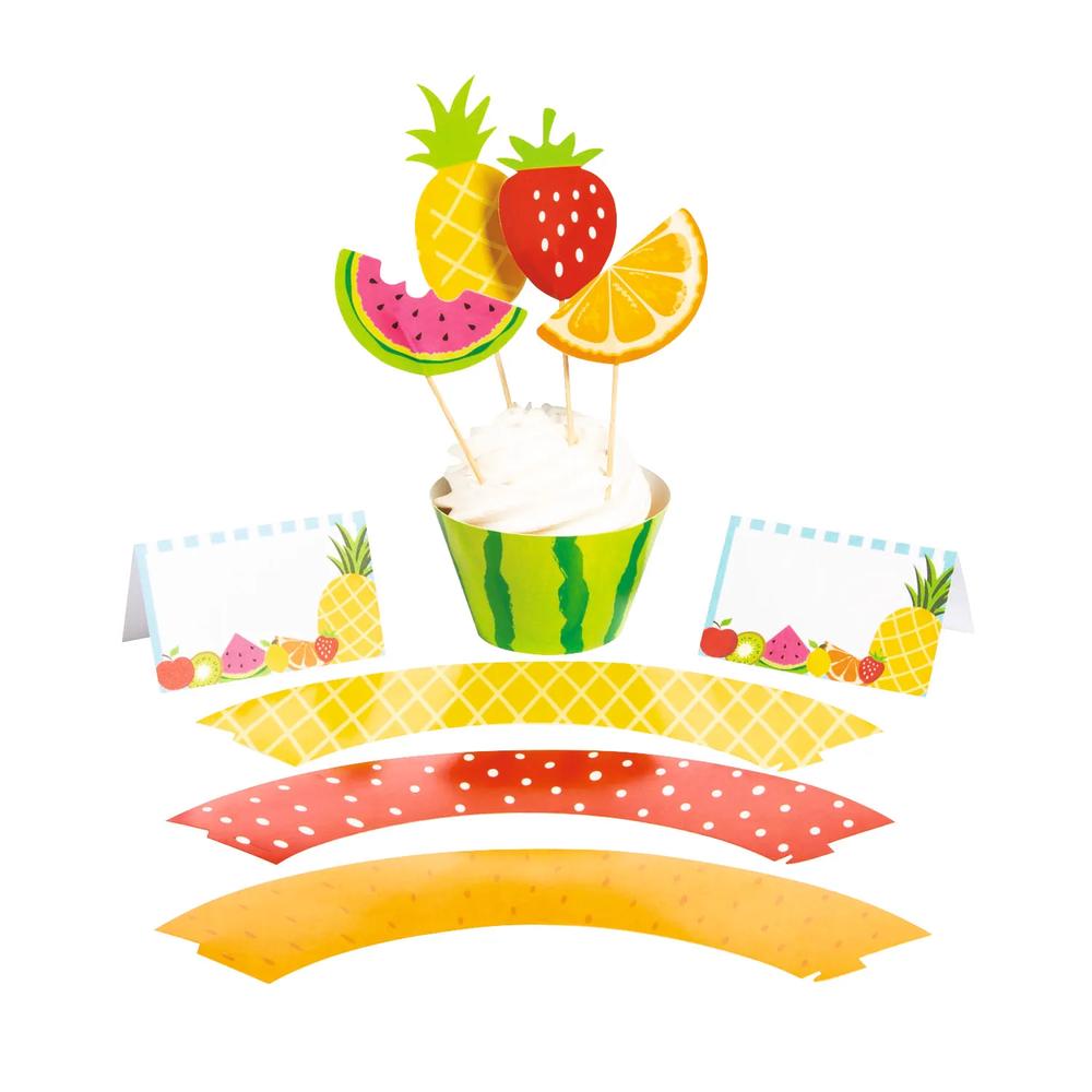 150 Pc 8 Tutti Frutti Dessert Decorating Kit