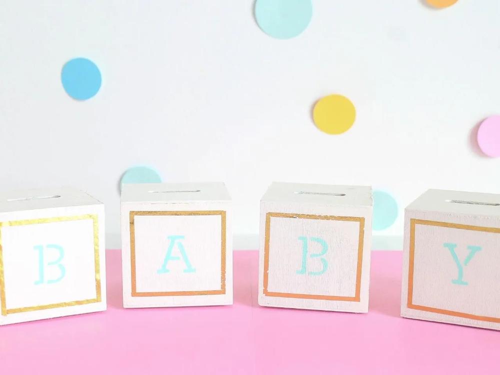 DIY Baby Block Shower Favor step 3 part 2