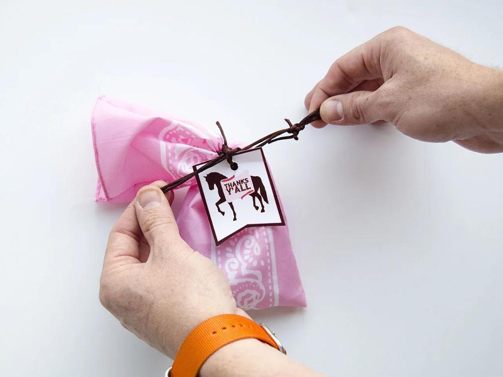 Bandana Party Favor Bags step 6