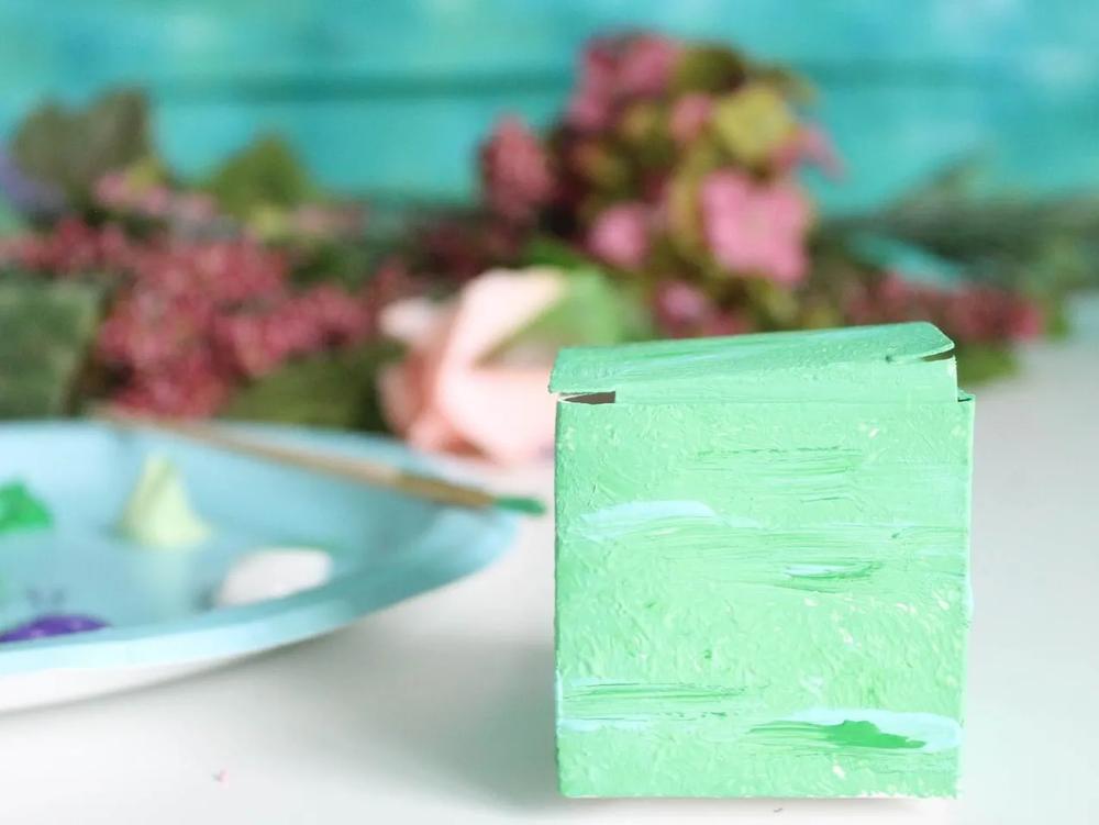 Watercolor Inspired Wedding Favor Boxes step 2 part 1