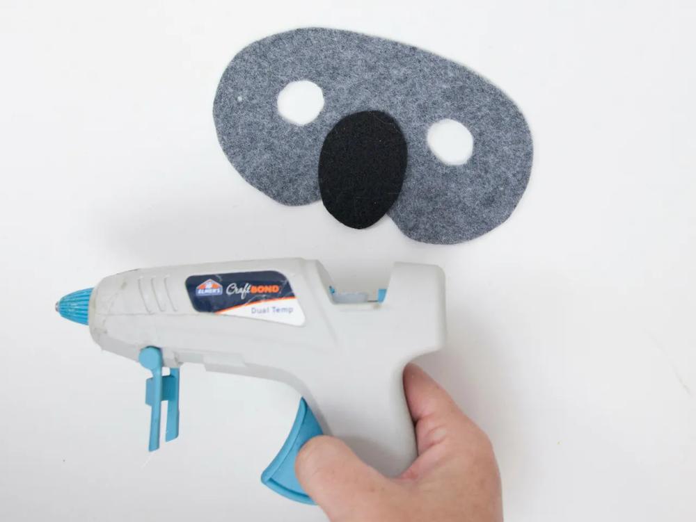 DIY Koala Mask and Headband step 4 part 1