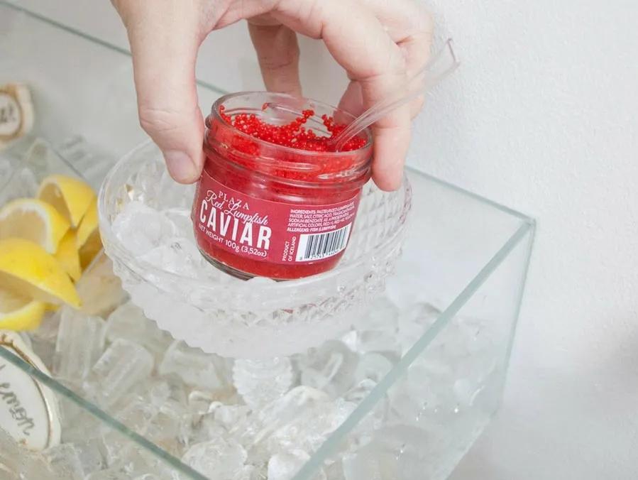 Create Your Own Vodka & Caviar Tasting Bar step 2 part 1