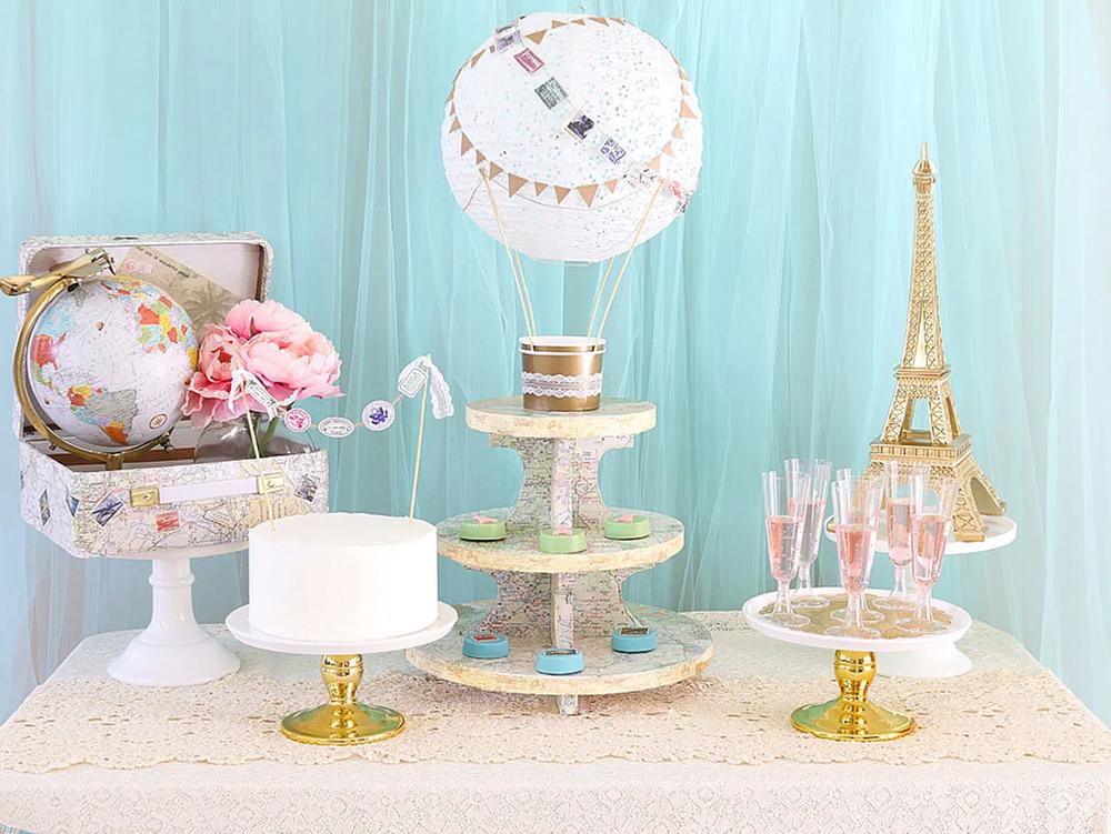 DIY Hot Air Balloon Centerpiece step 6