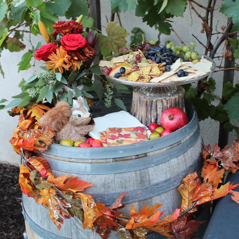 wine and cheese thanksgiving friendsgiving engagement party ideas