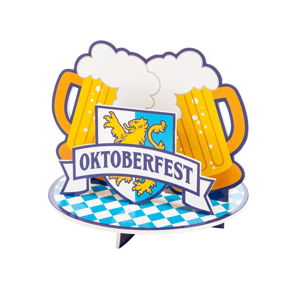 Oktoberfest Dual Beer Mugs Centerpiece