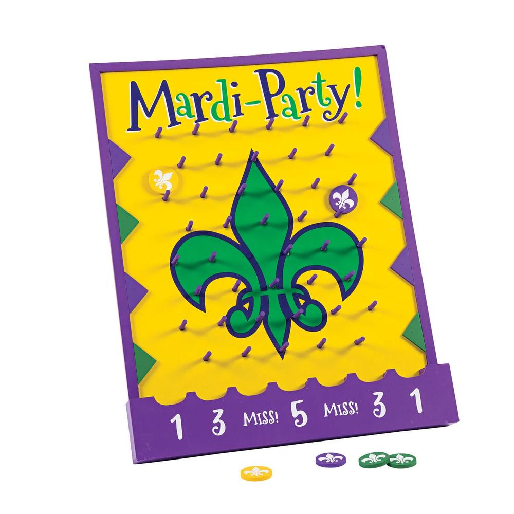 Mardi Gras Disc Drop Game 15x20