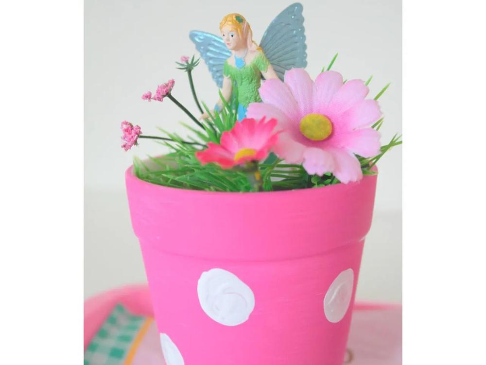 DIY Woodland Fairy Bird Cage Centerpiece step 4