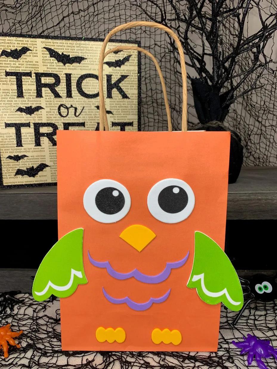 DIY Halloween Bag Kids' Craft step 6