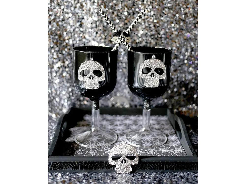 DIY Day Of The Dead Wine Glass &amp; Tray Set step 10