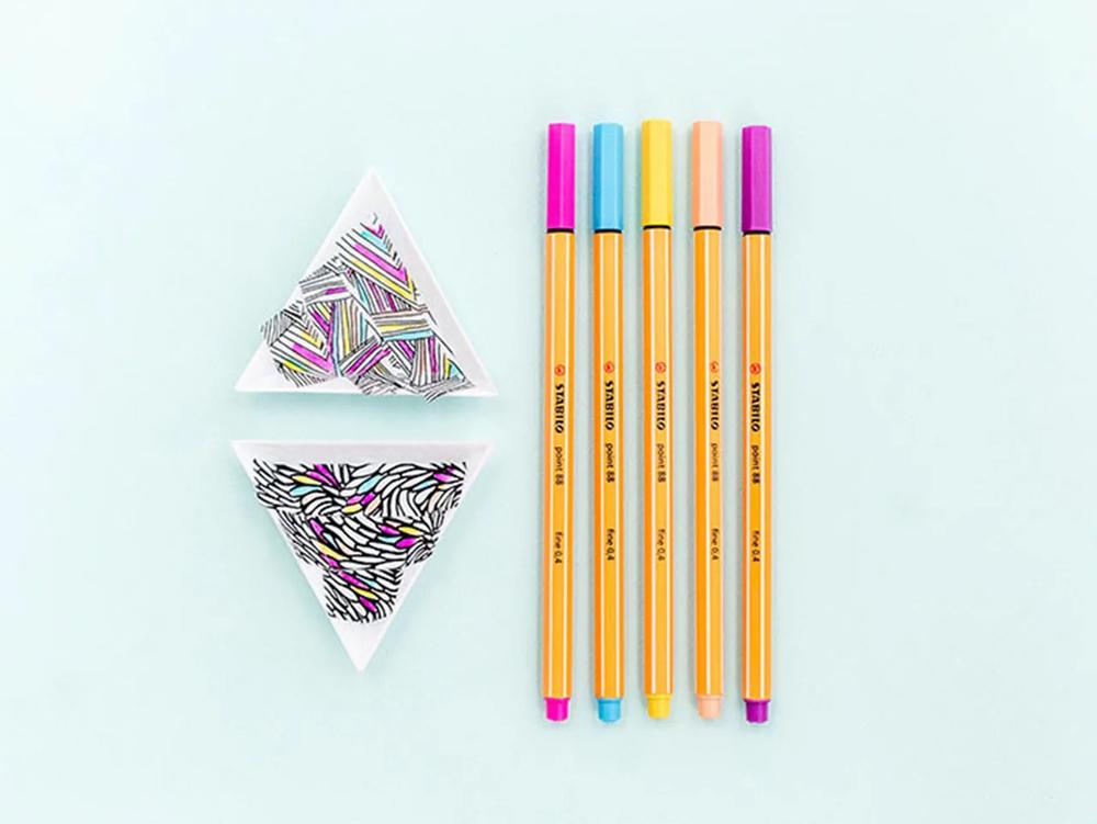 Color-Your-Own Washi Tape Jewelry Trays step 2