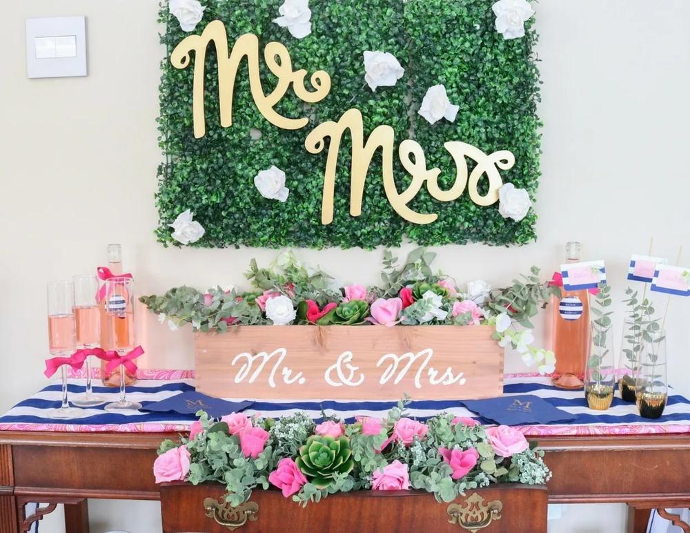 Spring Wedding Place Card Station step 11 part 1