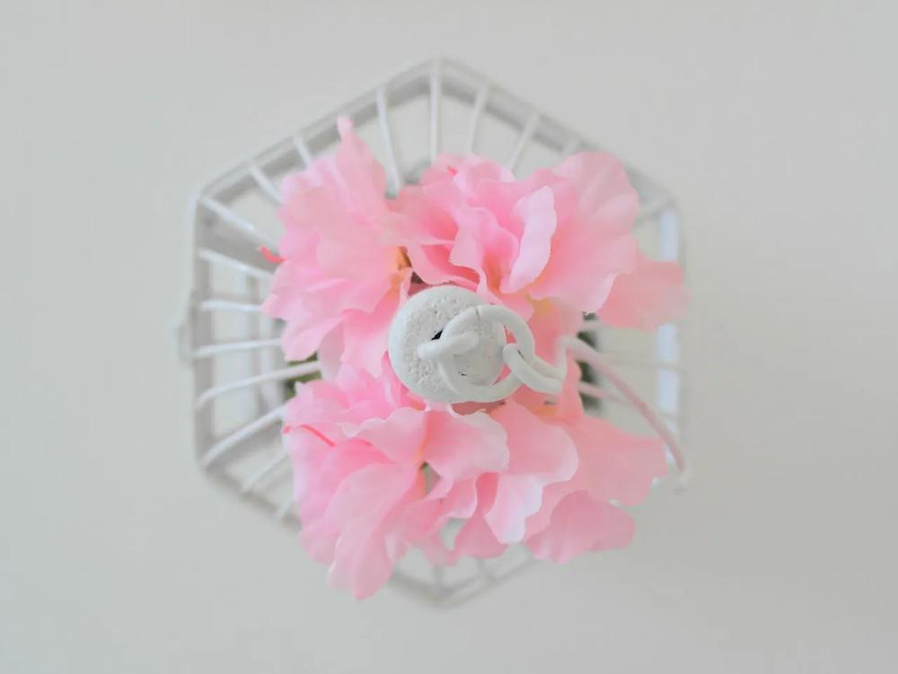 DIY Woodland Fairy Bird Cage Centerpiece step 7