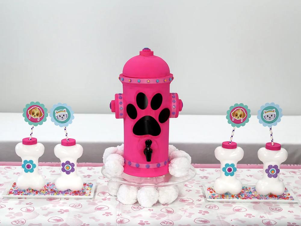 Girly Paw Patrol Party Centerpiece step 12