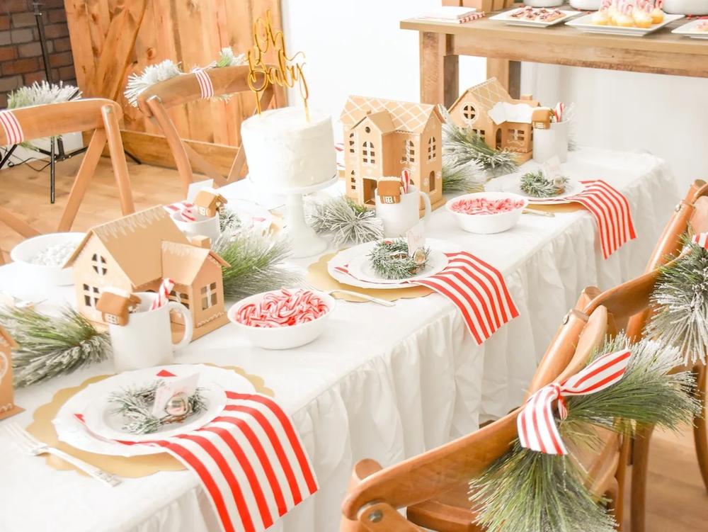 DIY Gingerbread House Centerpieces step 5
