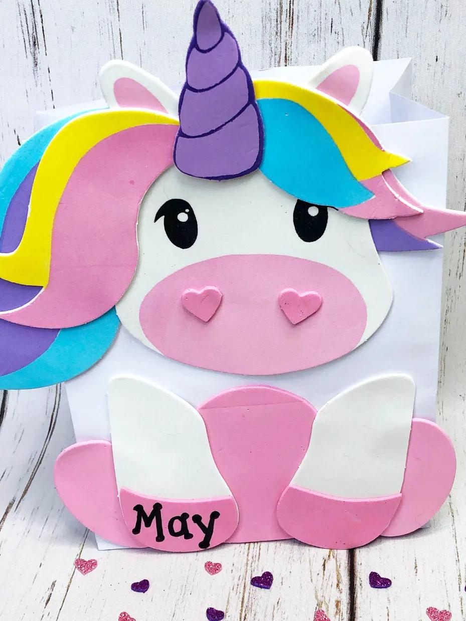Unicorn Valentine's Day Classroom Party step 1