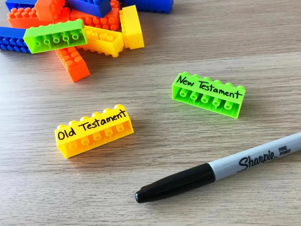 Books of the Bible Blocks Game step 2