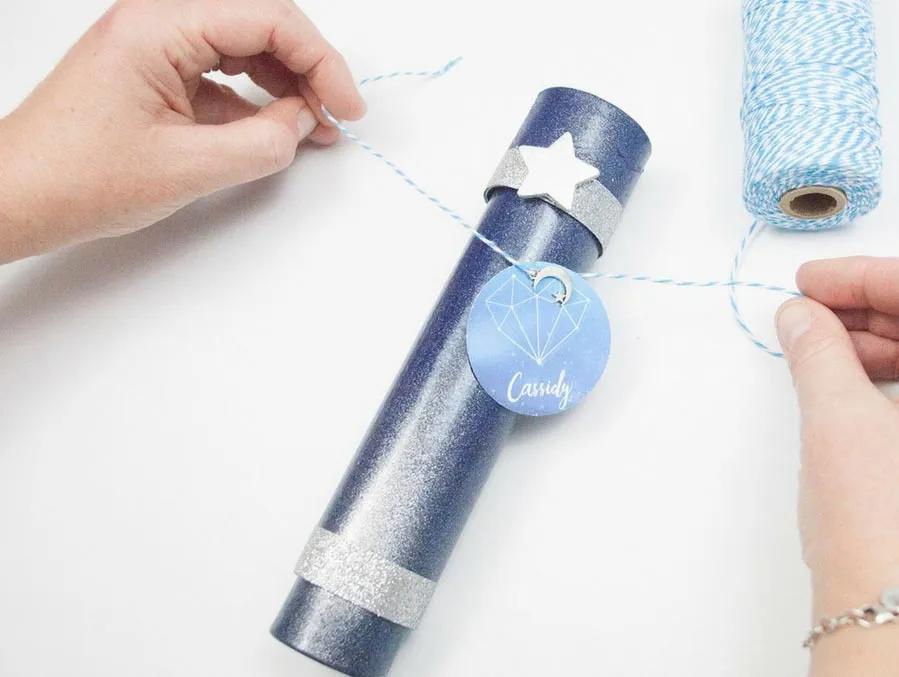 DIY Telescope Wedding Place Cards step 6 part 1