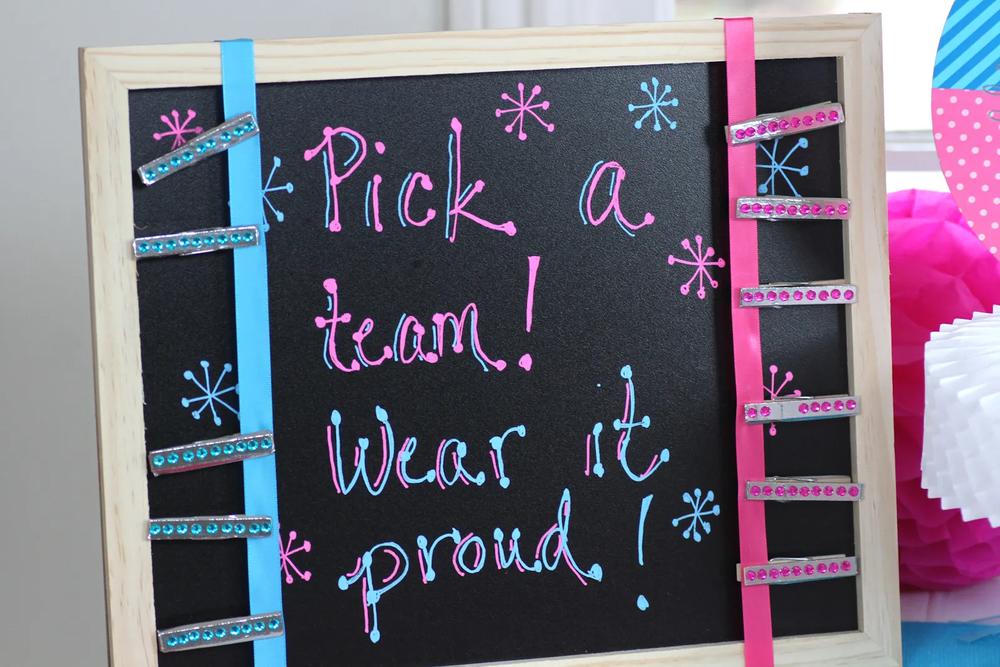 Gender Reveal Baby Shower Welcome Sign