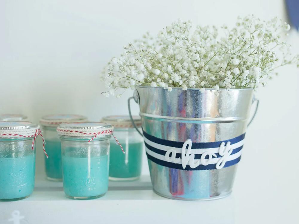 DIY Nautical Baby Shower Sugar Scrub Favor step 8