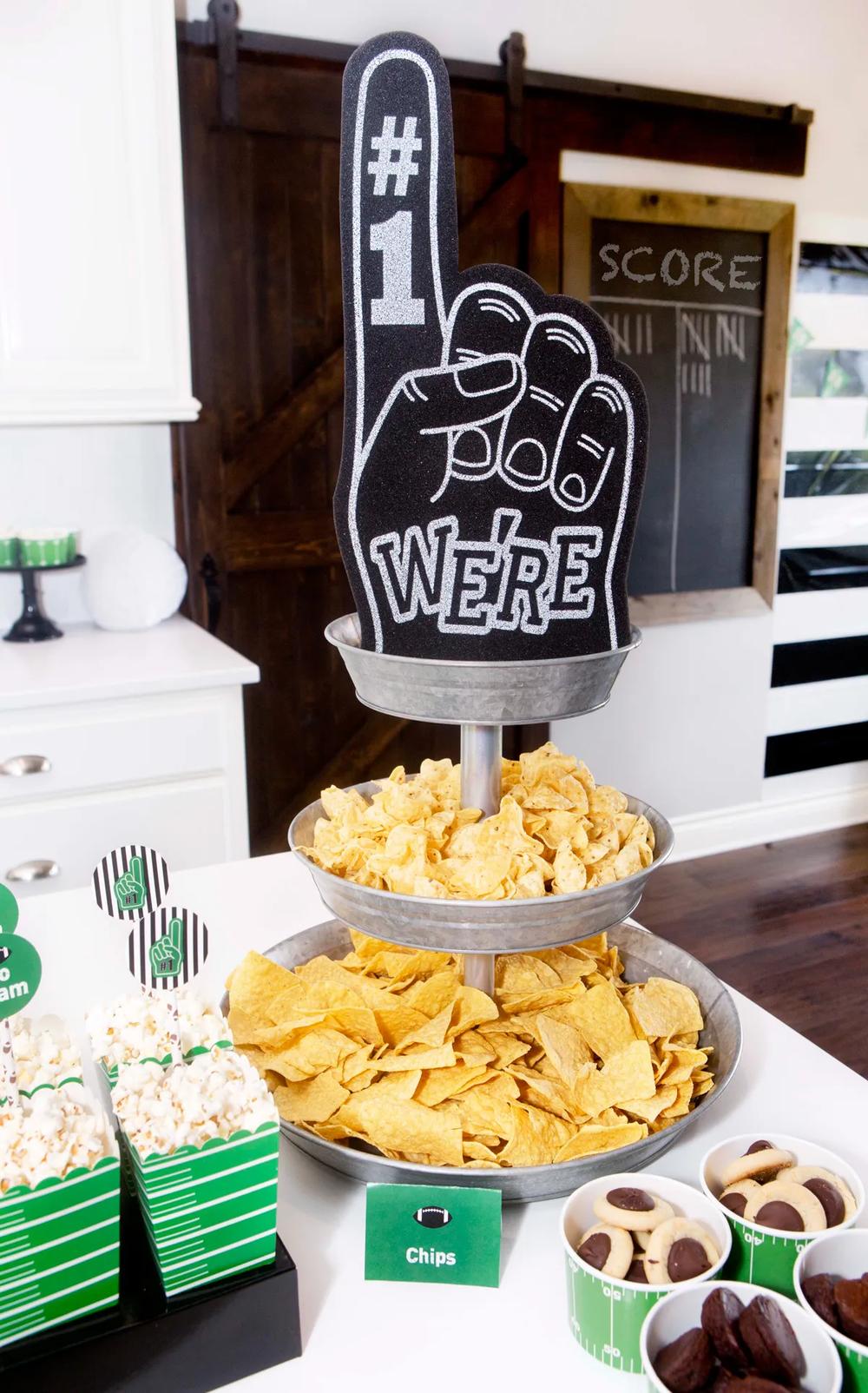 football party food ideas
