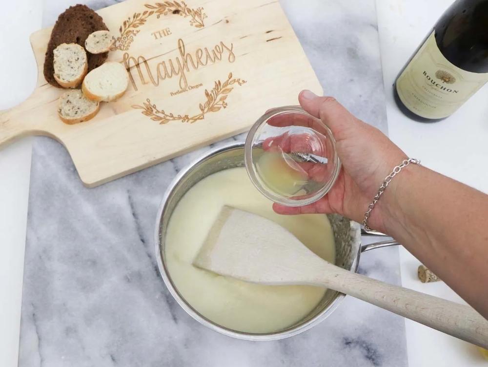 Easy Three Cheese Fondue Dip step 6