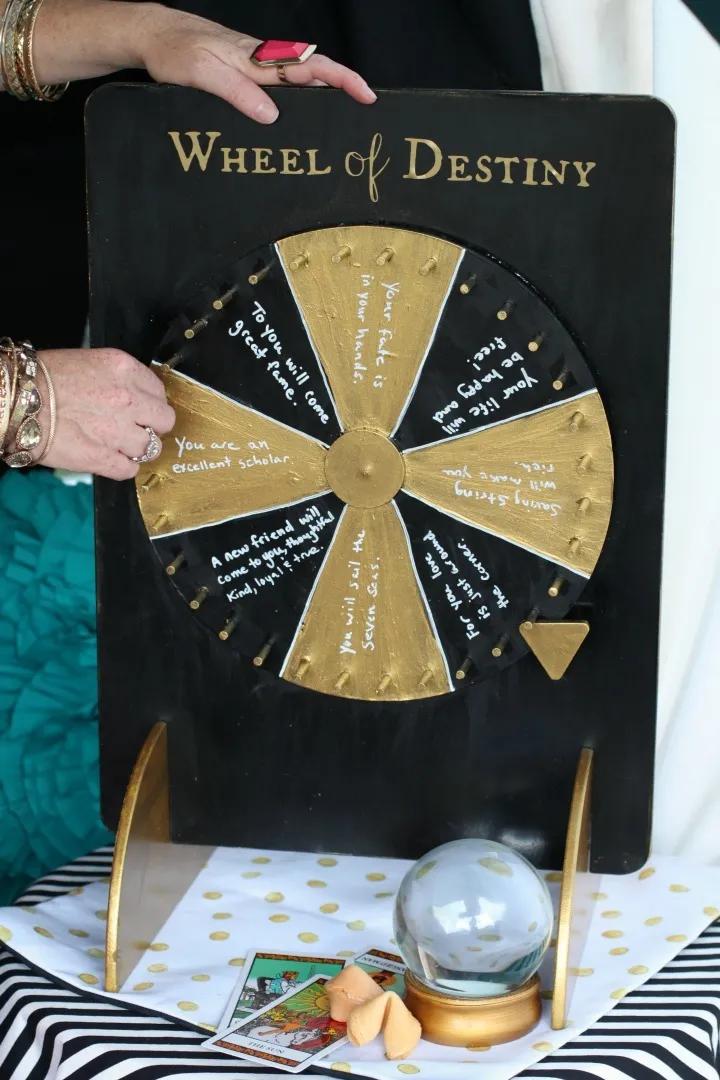 Fortune Teller Dinner Party Wheel of Destiny
