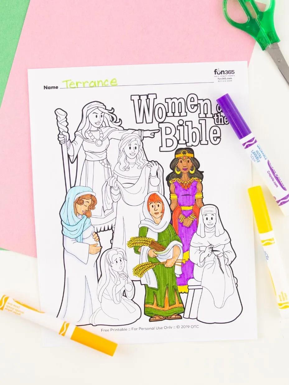 Women of the Bible Sunday School Lesson Plans step 7