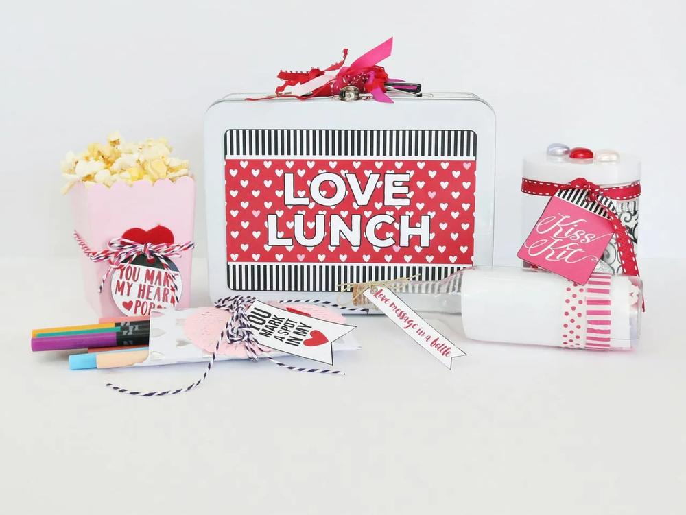Love Message Valentine Favor & Printable step 6