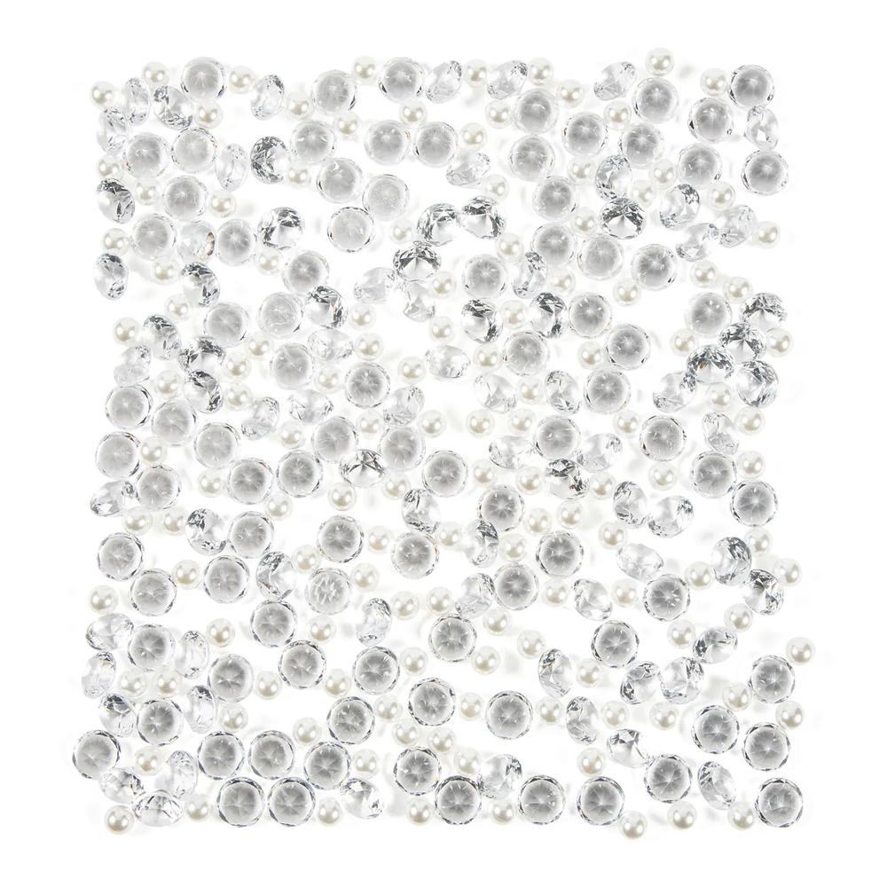 300 Pc Pearl  Diamond Table Tossers