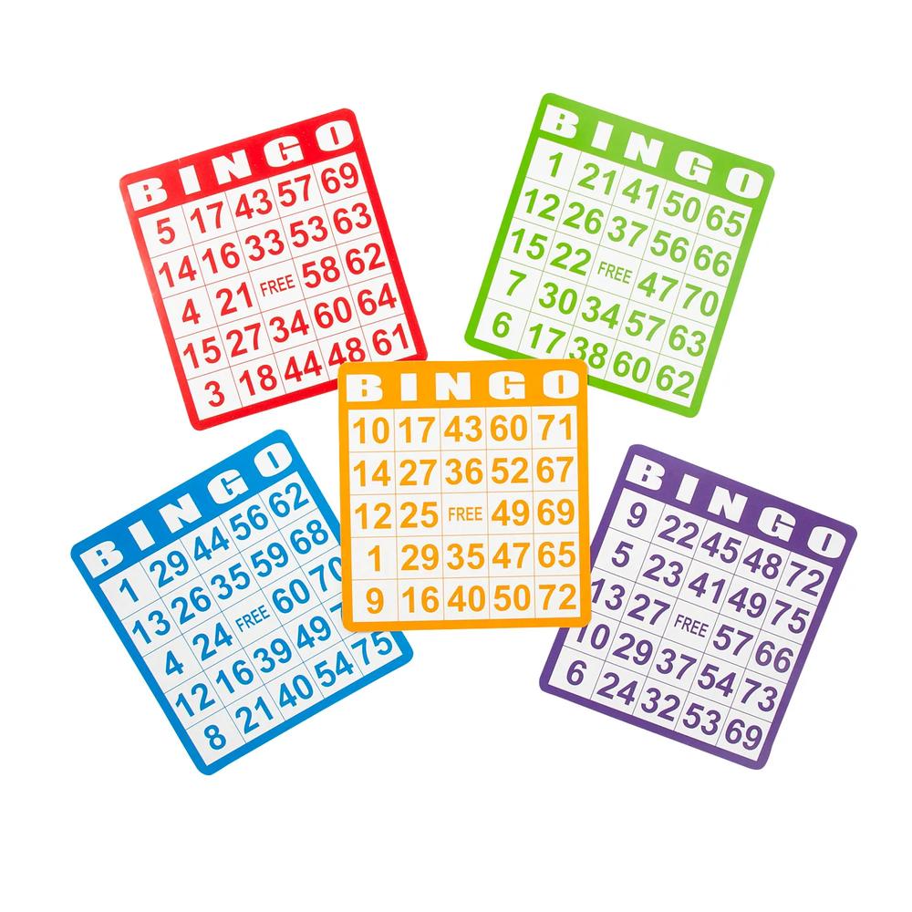 100 Pc 4x5 Bulk Bingo Cards