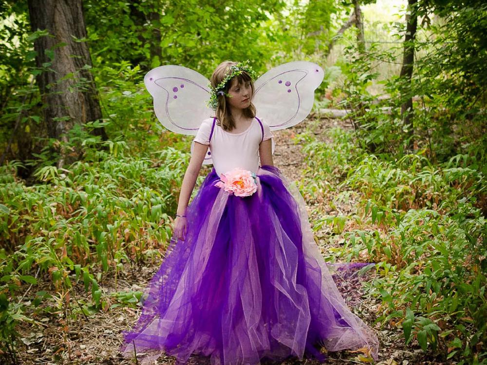 No-Sew Fairy Flower Girl Dresses step 7 part 1